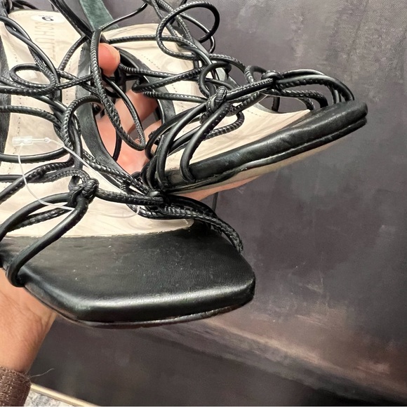 SCHUTZ Heyde black strappy heel sandals - Picture 6 of 9